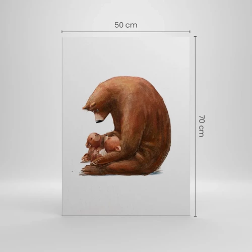 Bild auf Leinwand - Leinwandbild - Süße Träume, Kinder - 50x70 cm