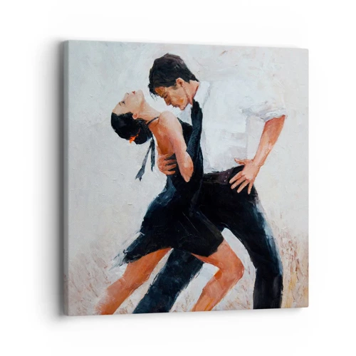 Bild auf Leinwand - Leinwandbild - Tango meiner Träume und Träume - 40x40 cm