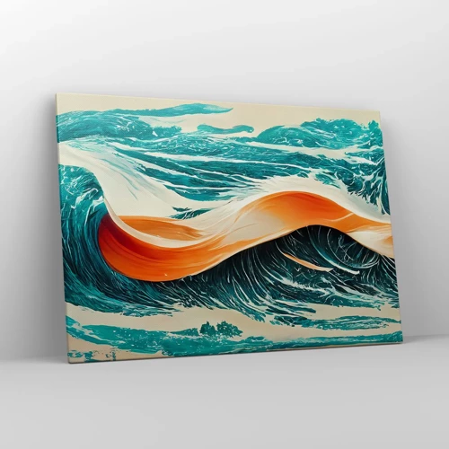 Bild auf Leinwand - Leinwandbild - Traum eines Surfers - 100x70 cm