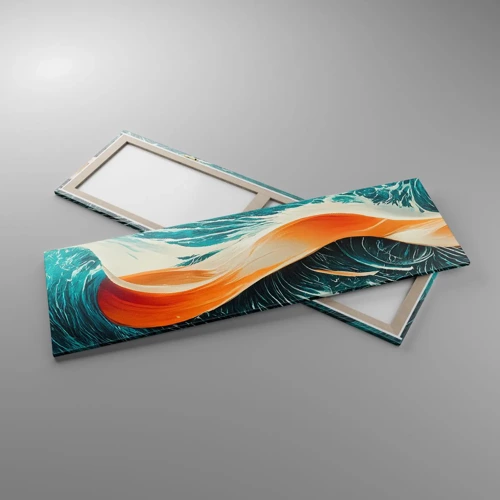 Bild auf Leinwand - Leinwandbild - Traum eines Surfers - 160x50 cm