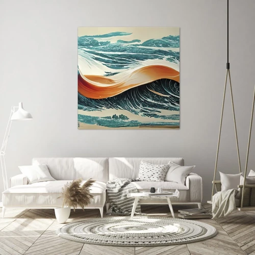 Bild auf Leinwand - Leinwandbild - Traum eines Surfers - 30x30 cm