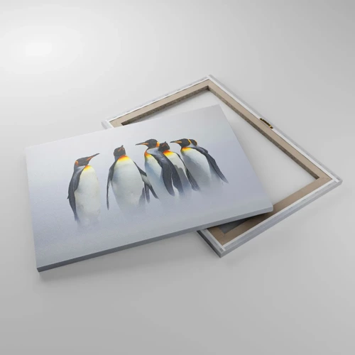 Bild auf Leinwand - Leinwandbild - Treffen in Abendkleidern - 70x50 cm