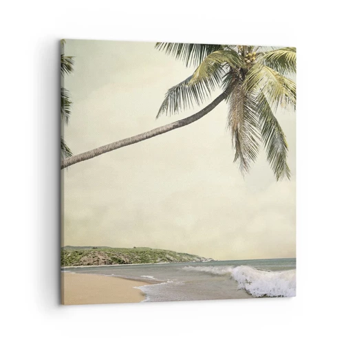 Bild auf Leinwand - Leinwandbild - Tropischer Traum - 50x50 cm