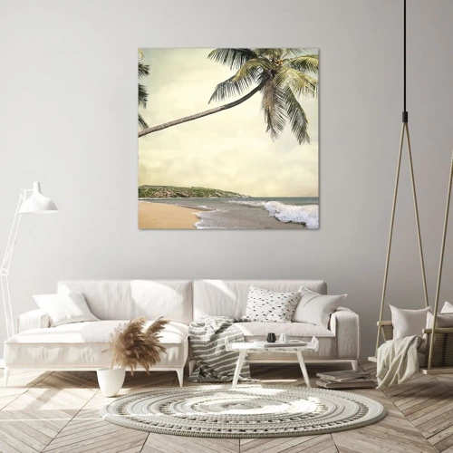 Bild auf Leinwand - Leinwandbild - Tropischer Traum - 50x50 cm