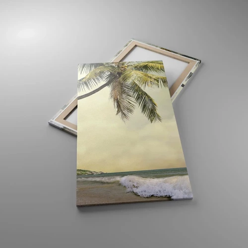 Bild auf Leinwand - Leinwandbild - Tropischer Traum - 55x100 cm