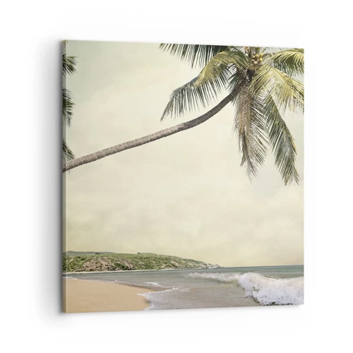 Bild auf Leinwand - Leinwandbild - Tropischer Traum - 60x60 cm