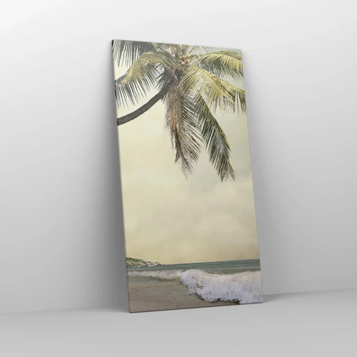 Bild auf Leinwand - Leinwandbild - Tropischer Traum - 65x120 cm
