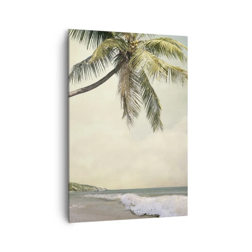 Bild auf Leinwand - Leinwandbild - Tropischer Traum - 70x100 cm