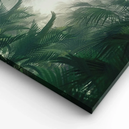 Bild auf Leinwand - Leinwandbild - Tropisches Geheimnis - 70x70 cm
