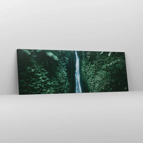 Bild auf Leinwand - Leinwandbild - Tropisches Spa - 140x50 cm