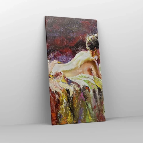 Bild auf Leinwand - Leinwandbild - Venus in Gedanken - 65x120 cm