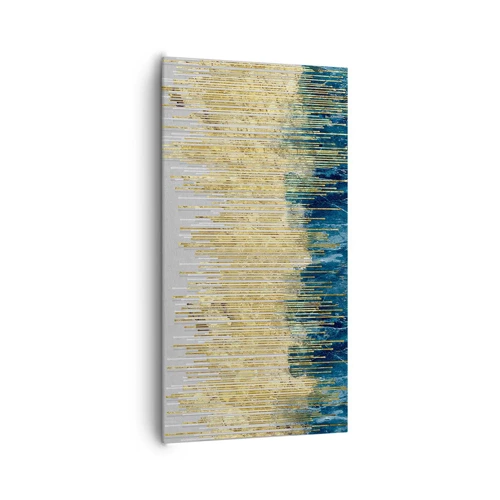 Bild auf Leinwand - Leinwandbild - Vergoldete Grenze - 65x120 cm