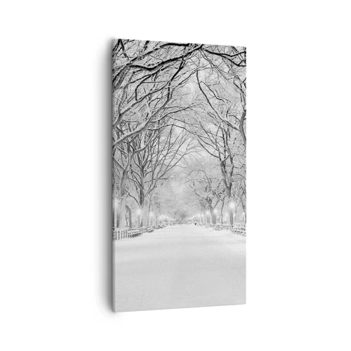 Bild auf Leinwand - Leinwandbild - Vier Jahreszeiten - Winter - 55x100 cm