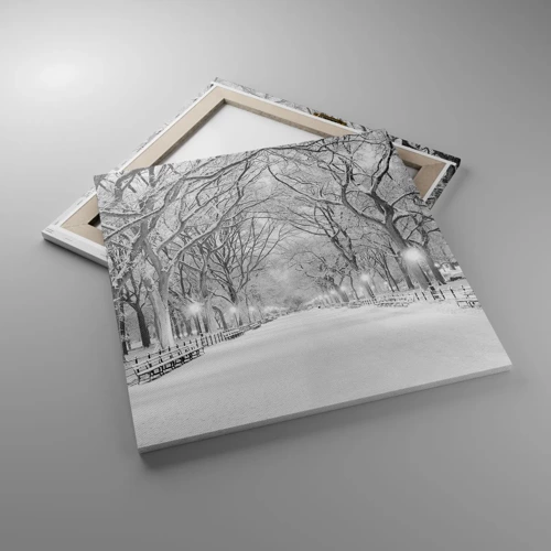 Bild auf Leinwand - Leinwandbild - Vier Jahreszeiten - Winter - 60x60 cm