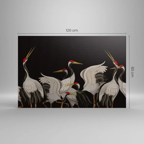 Bild auf Leinwand - Leinwandbild - Vogelsachen - 120x80 cm