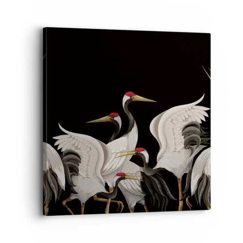 Bild auf Leinwand - Leinwandbild - Vogelsachen - 30x30 cm
