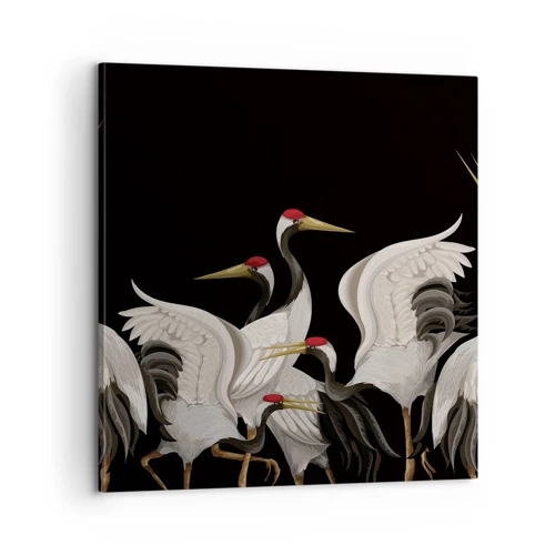 Bild auf Leinwand - Leinwandbild - Vogelsachen - 60x60 cm