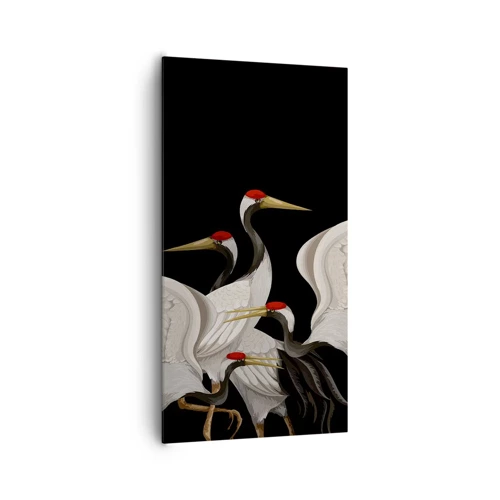 Bild auf Leinwand - Leinwandbild - Vogelsachen - 65x120 cm