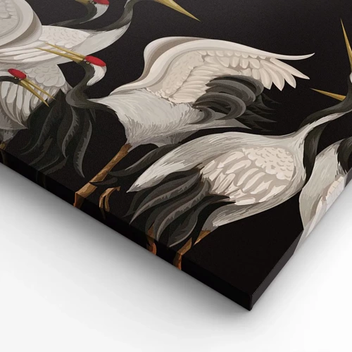 Bild auf Leinwand - Leinwandbild - Vogelsachen - 65x120 cm