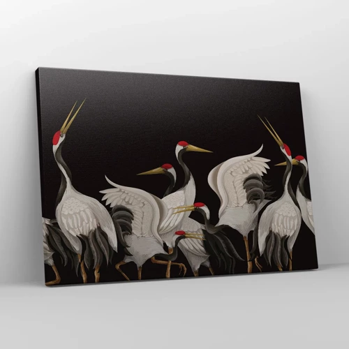 Bild auf Leinwand - Leinwandbild - Vogelsachen - 70x50 cm