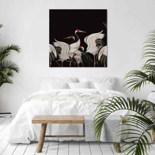 Bild auf Leinwand - Leinwandbild - Vogelsachen - 70x70 cm