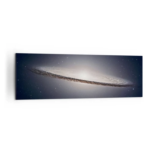 Bild auf Leinwand - Leinwandbild - Vor langer Zeit in einer weit entfernten Galaxie ... - 160x50 cm