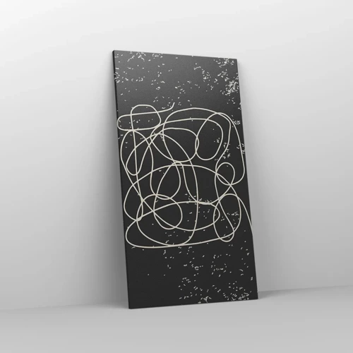 Bild auf Leinwand - Leinwandbild - Wandernde, umherschweifende Gedanken - 55x100 cm