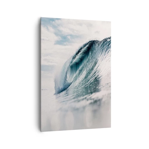 Bild auf Leinwand - Leinwandbild - Wasserspitze - 70x100 cm
