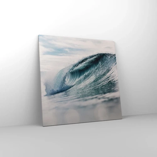 Bild auf Leinwand - Leinwandbild - Wasserspitze - 70x70 cm
