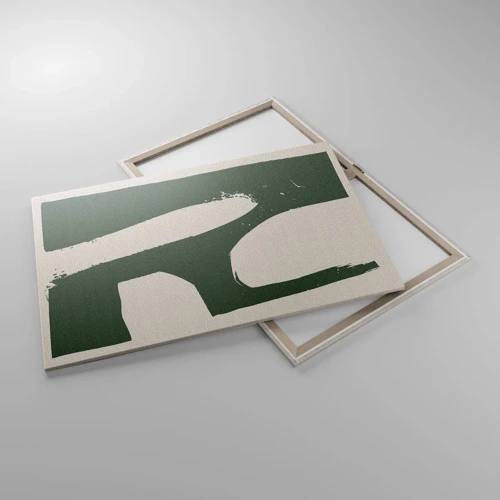 Bild auf Leinwand - Leinwandbild - Weiße Buchten - 100x70 cm