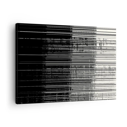 Bild auf Leinwand - Leinwandbild - Wellen und Vibrationen - 70x50 cm