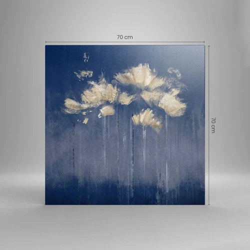 Bild auf Leinwand - Leinwandbild - Wie Blütenblätter im Wind - 70x70 cm