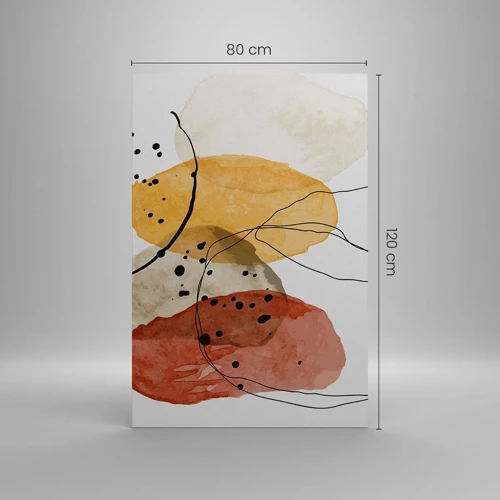 Bild auf Leinwand - Leinwandbild - Wie leichte, transparente Luft - 80x120 cm