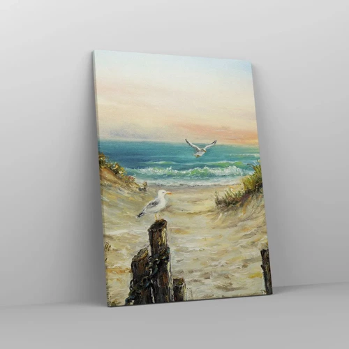Bild auf Leinwand - Leinwandbild - Windlose Abgeschiedenheit - 50x70 cm