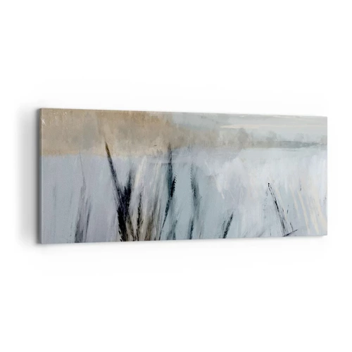 Bild auf Leinwand - Leinwandbild - Winterfelder - 100x40 cm