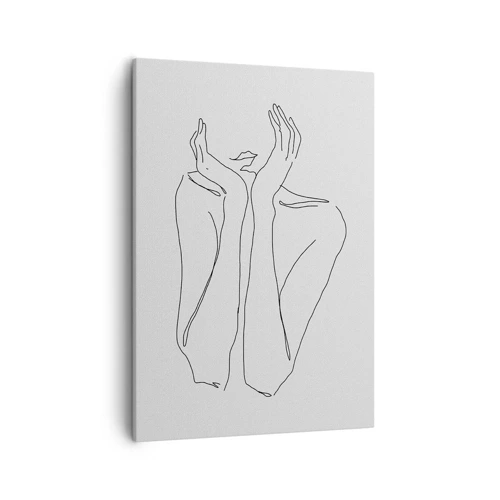 Bild auf Leinwand - Leinwandbild - Wovon Mädchen träumen - 50x70 cm