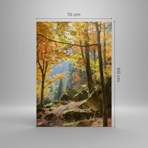 Bild auf Leinwand - Leinwandbild - Zeit zum Entspannen - 70x100 cm