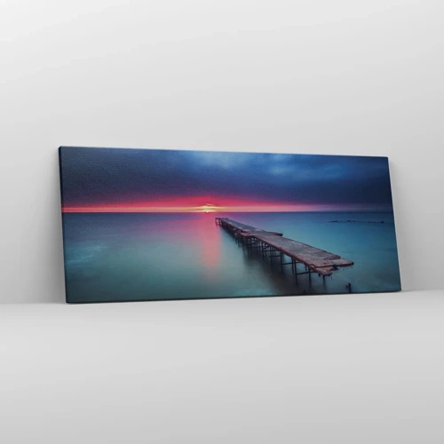 Bild auf Leinwand - Leinwandbild - Zwischen Himmel und Erde - 100x40 cm