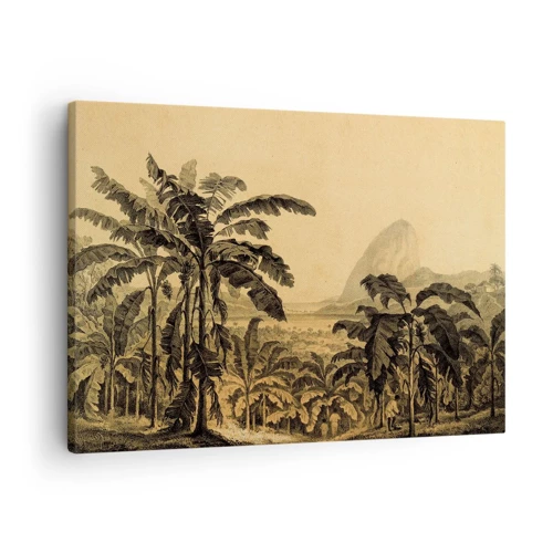 Bild auf Leinwand - Leinwandbild - in einem kolonialen Klima - 70x50 cm