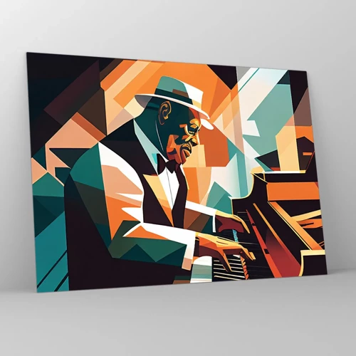 Glasbild - Bild auf glas - Alles vom Jazz - 70x50 cm