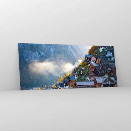Glasbild - Bild auf glas - Alpenatmosphäre - 120x50 cm