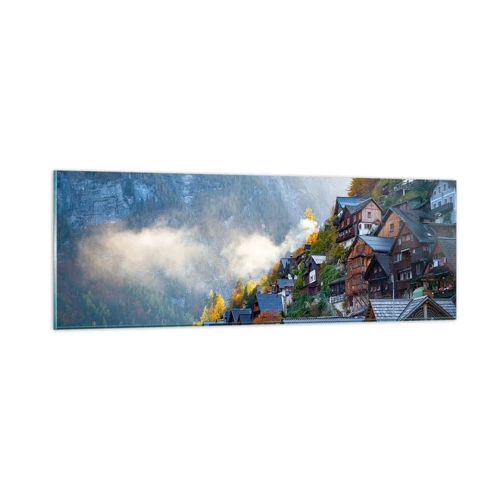Glasbild - Bild auf glas - Alpenatmosphäre - 90x30 cm