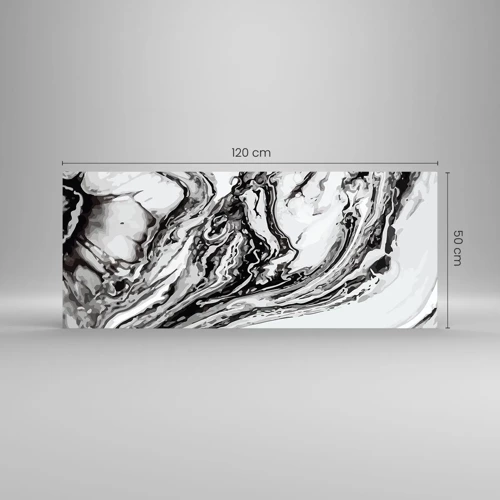 Glasbild - Bild auf glas - Am Anfang war Chaos - 120x50 cm