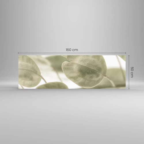 Glasbild - Bild auf glas - Am Anfang waren Blätter... - 160x50 cm