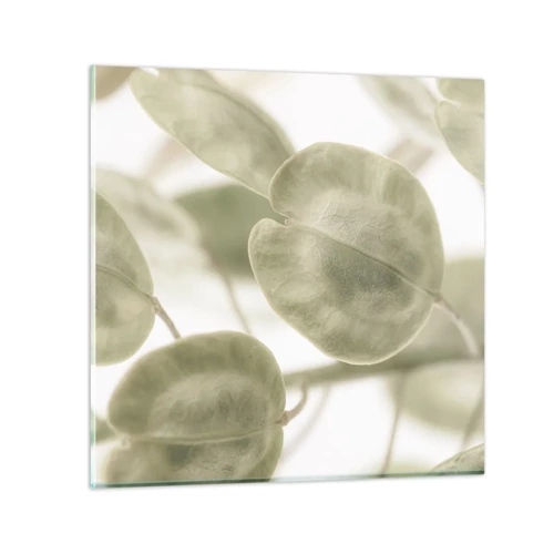 Glasbild - Bild auf glas - Am Anfang waren Blätter... - 50x50 cm