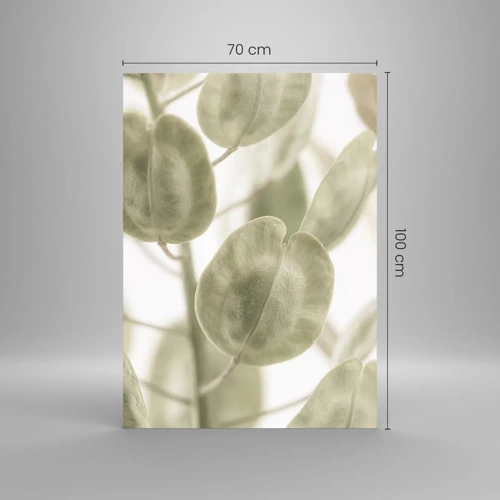 Glasbild - Bild auf glas - Am Anfang waren Blätter... - 70x100 cm