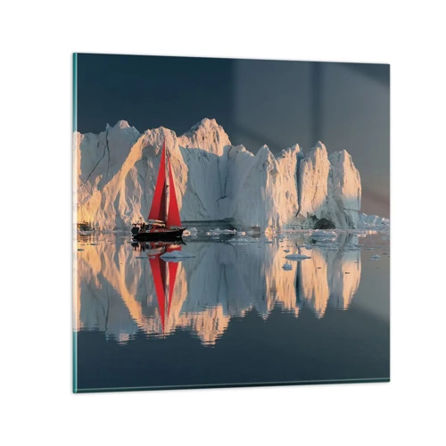Glasbild - Bild auf glas - Am Rande der Welt - 30x30 cm