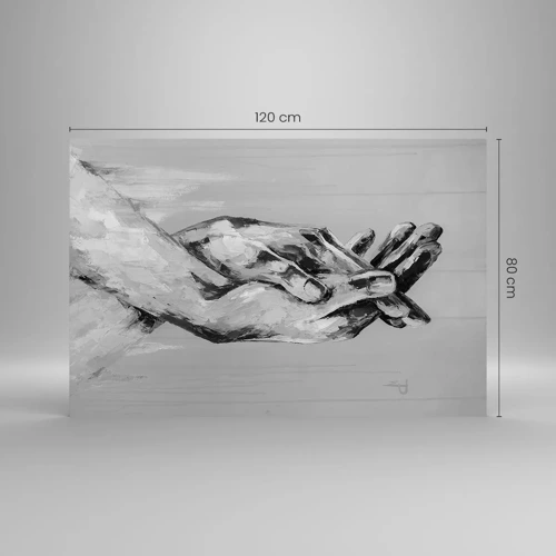 Glasbild - Bild auf glas - Anfang… - 120x80 cm