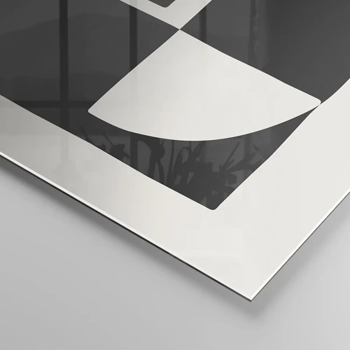 Glasbild - Bild auf glas - Antithese - Synthese - 30x30 cm