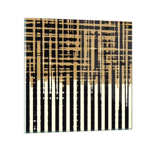 Glasbild - Bild auf glas - Architektonische Abstraktion - 60x60 cm